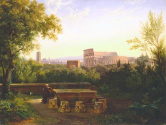 View of the Colosseum from the Orti Farnesiani, 1833